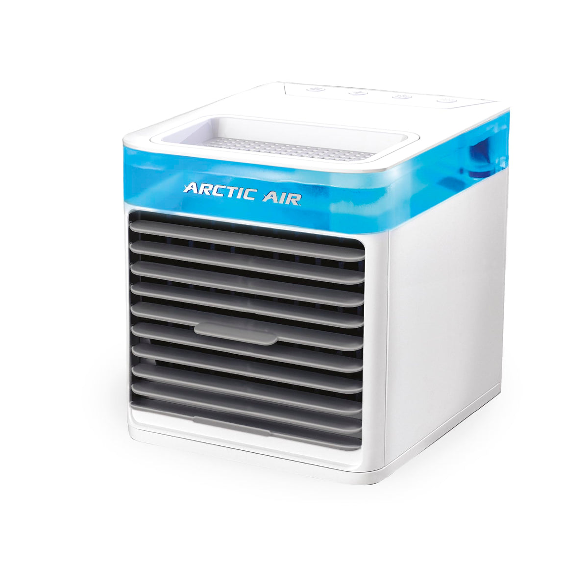 Arctic Air Pure Chill 2.0 with hydro-chill technology for desk cooling.