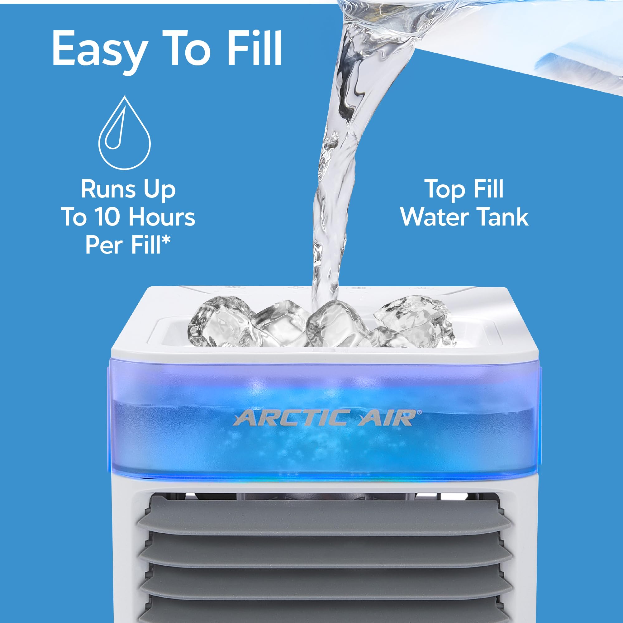 Multi-directional vents let you direct airflow precisely.