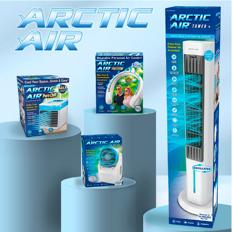 Arctic Air Pure Chill Deluxe compact, portable design for easy moving.