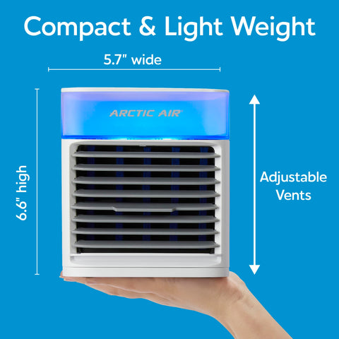 Arctic Air Pure Chill Deluxe whisper-quiet operation for peaceful rooms.