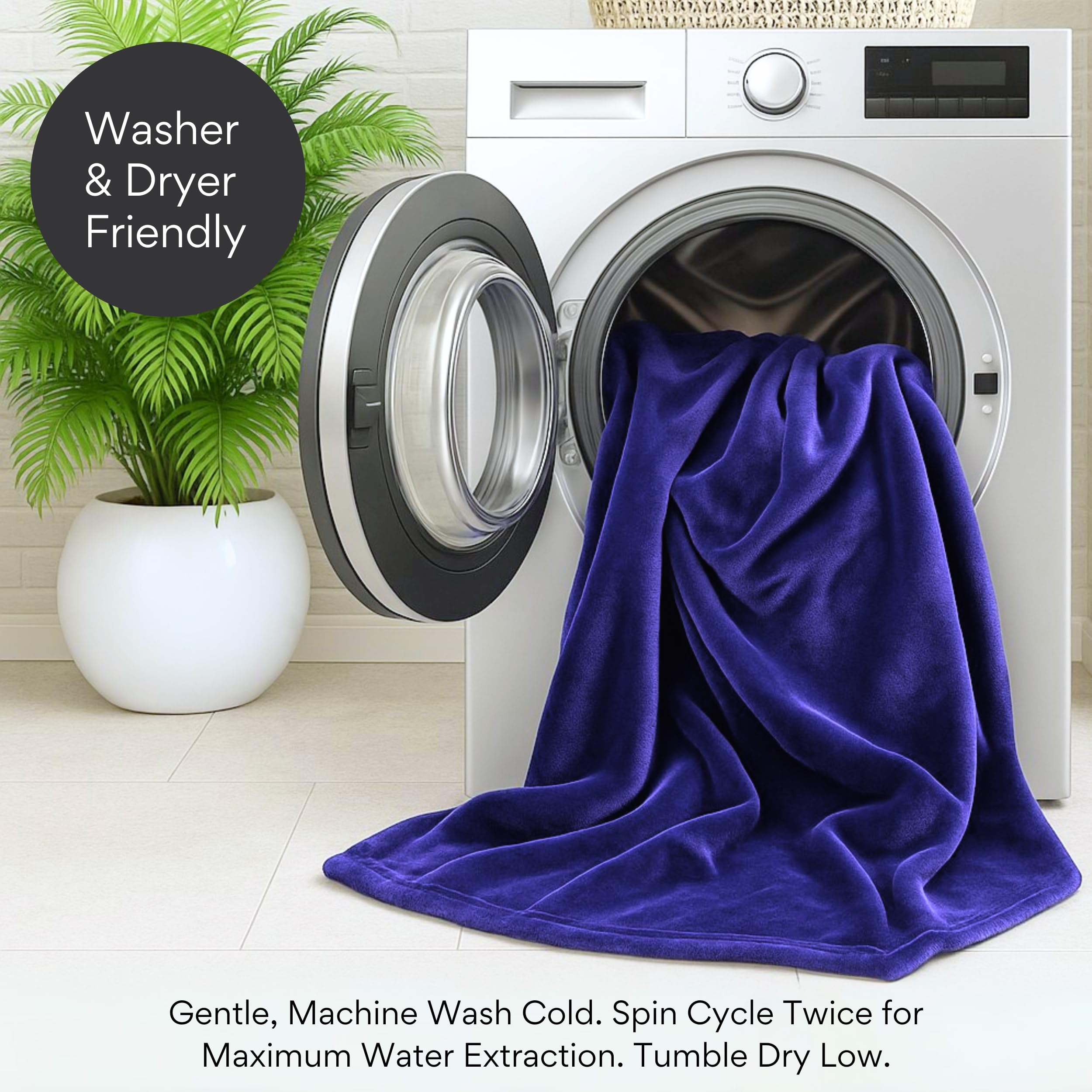 ARDORI Indigo waterproof blanket care instructions icon