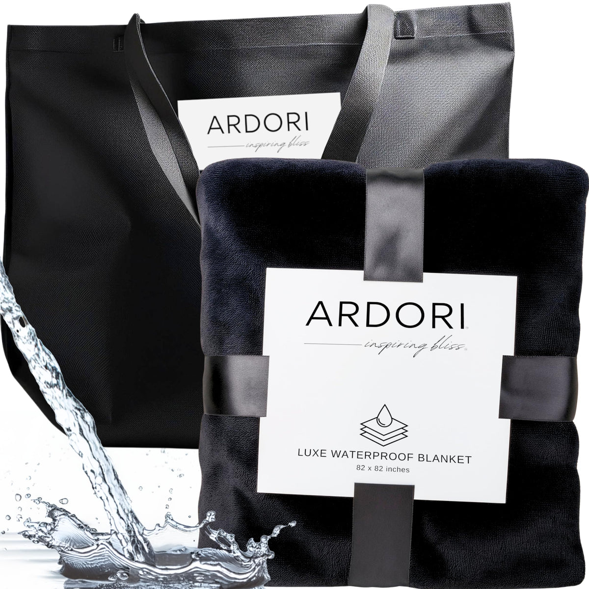ARDORI waterproof blanket king 82x82 cover provides a reliable moisture barrier on beds and couches.
