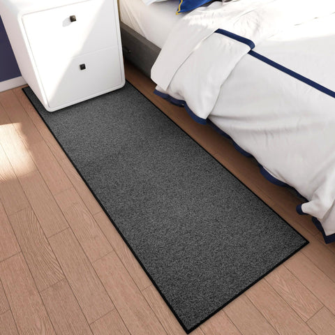 AREDO pointillism design brings modern style to hallways and kitchens.