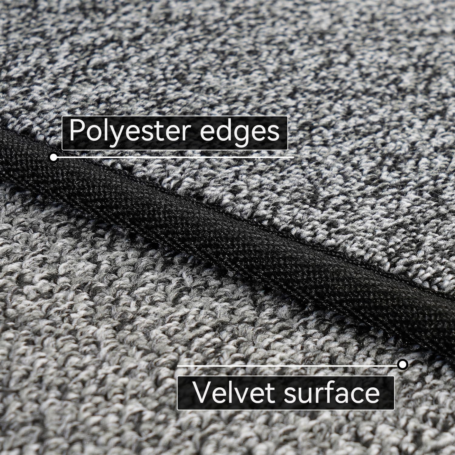 AREDO washable soft rug that cleans easily with vacuum or machine wash.