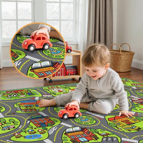 Arenarug size options fit various rooms from playrooms to classrooms.