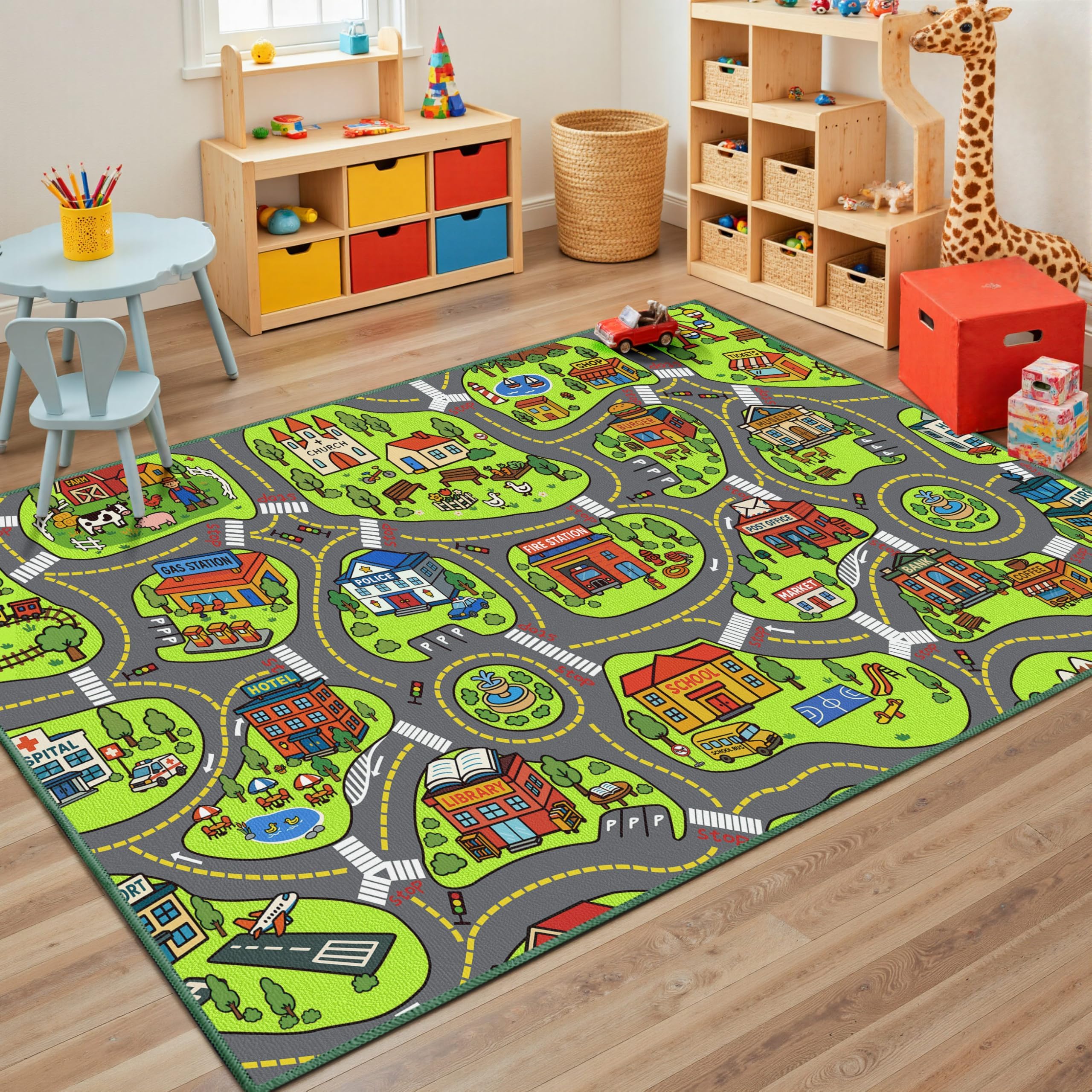 Arenarug Upgrade Ultra Non Slip Backing keeps play area secure