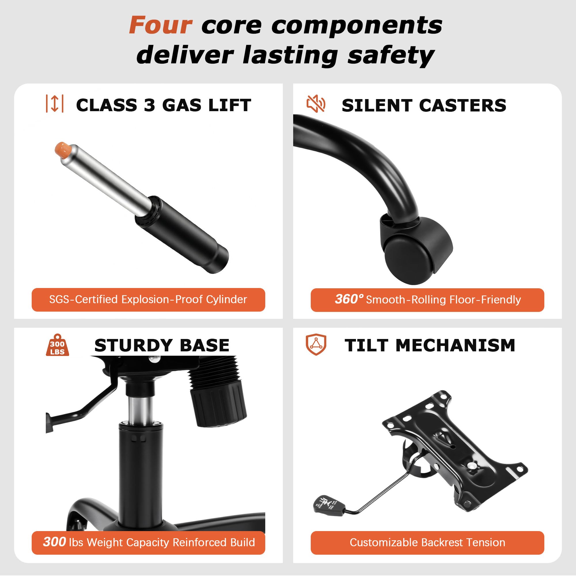AreShark flip-up armrests save space and adapt to tasks