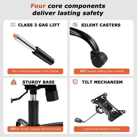 AreShark flip-up armrests save space and adapt to tasks