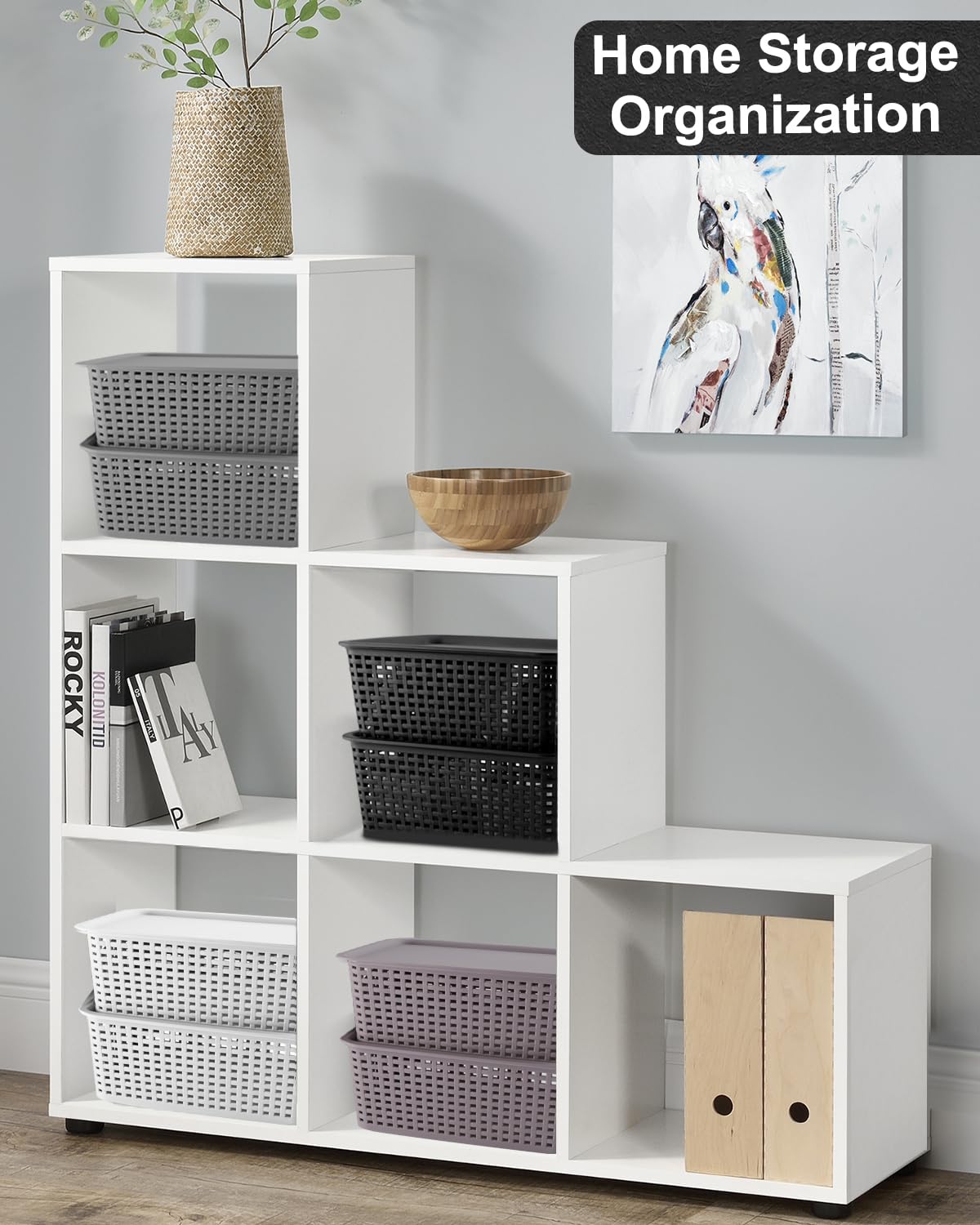 AREYZIN kitchen and office storage bins simplify organization and access.