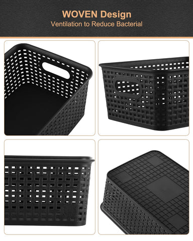 AREYZIN small baskets organize closets, desks, and countertops efficiently.