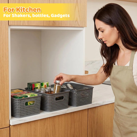AREYZIN sturdy storage baskets are BPA-free for safe everyday use