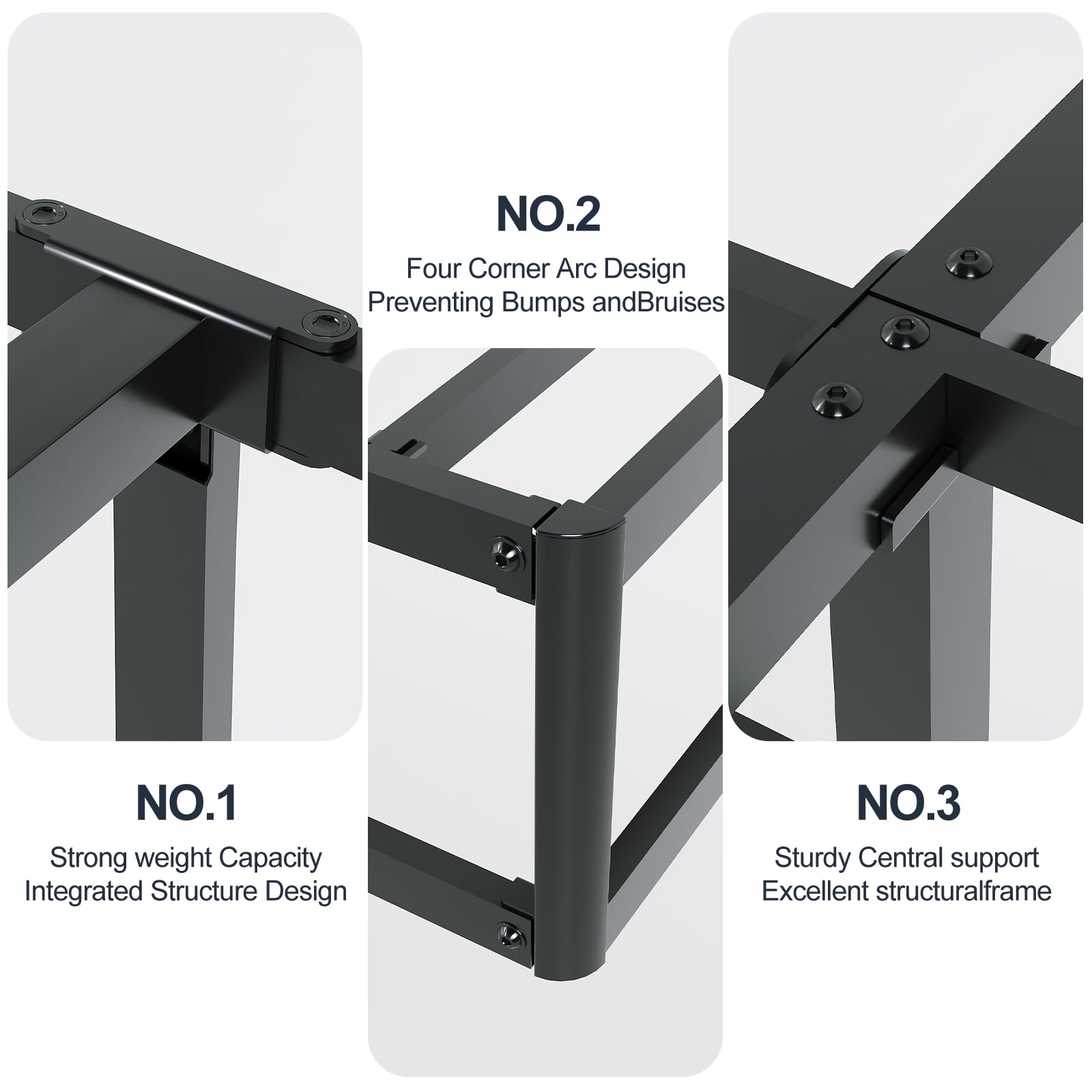 Arhomefurni box spring 7-inch queen assembly-included with all tools.