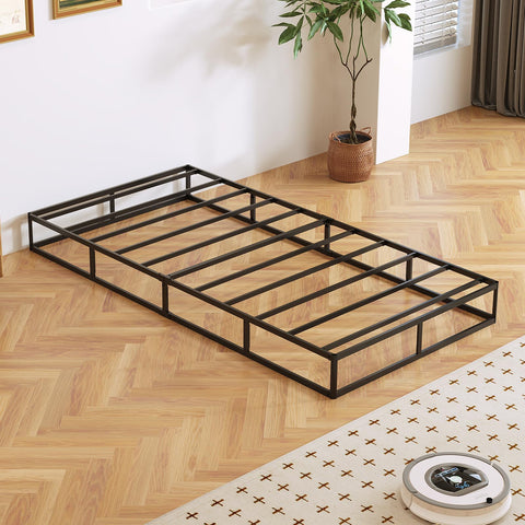 Arhomefurni Twin Box Spring works with memory foam latex and innerspring mattresses