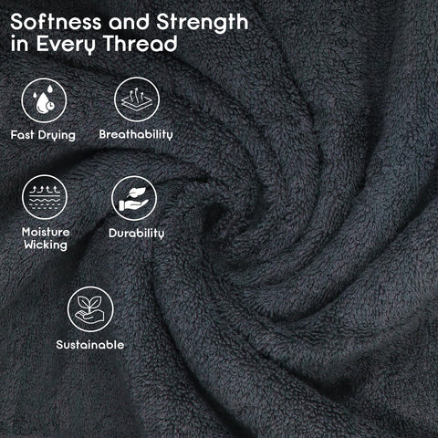 Ariv 4-pack towels ideal for travel, gym, beach, or guest bathrooms.