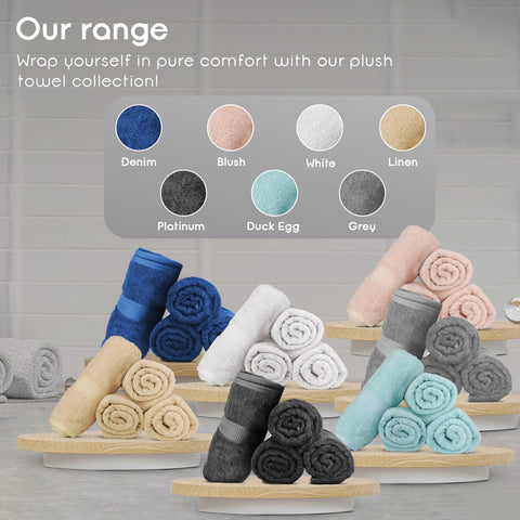Ariv soft and highly absorbent towels drying quickly after swimming or gym sessions.