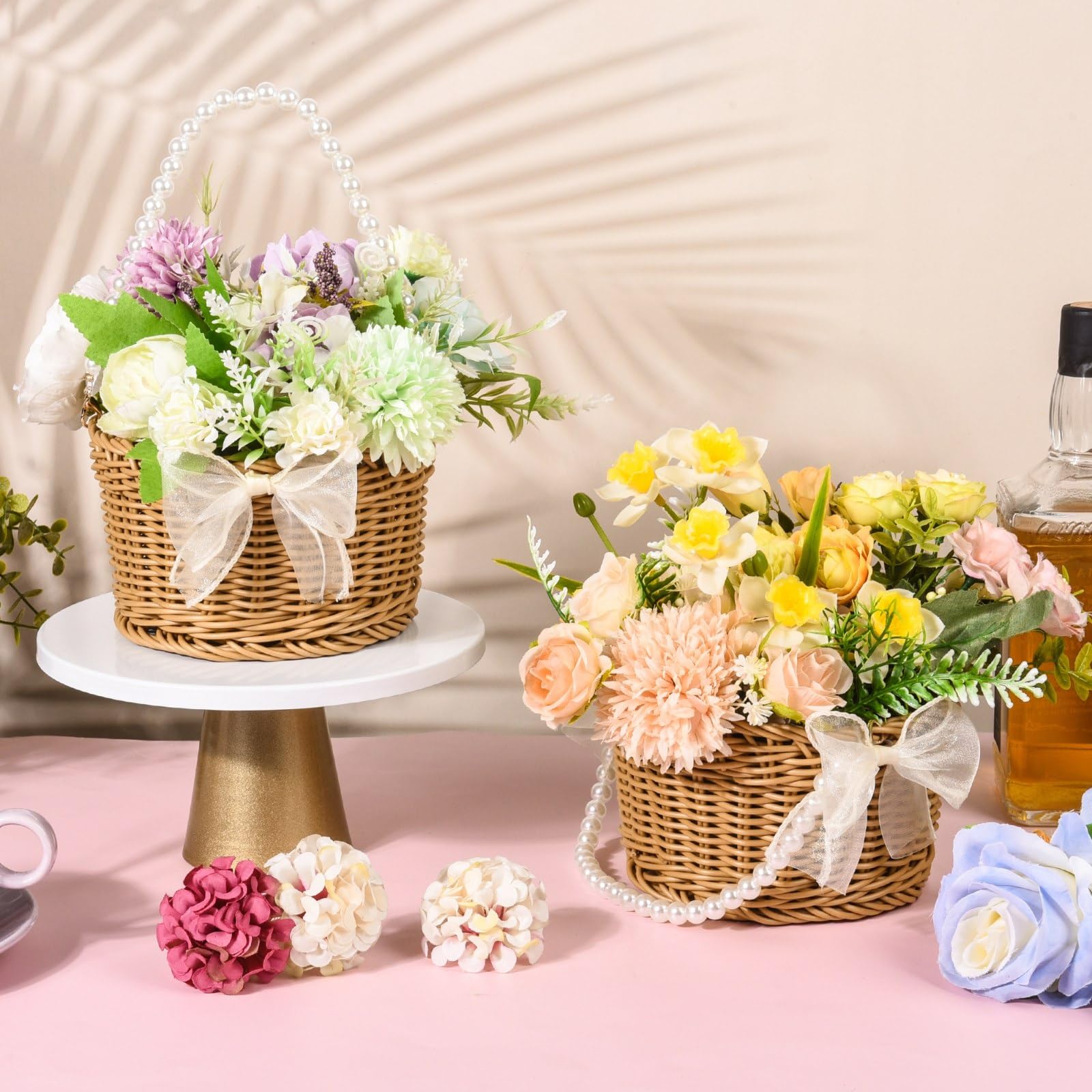 ARKSU flower girl baskets are lightweight and non-toxic for safe display.