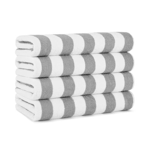 Arkwright California Cabana Stripe towel oversized 30x70 for poolside drying and full coverage