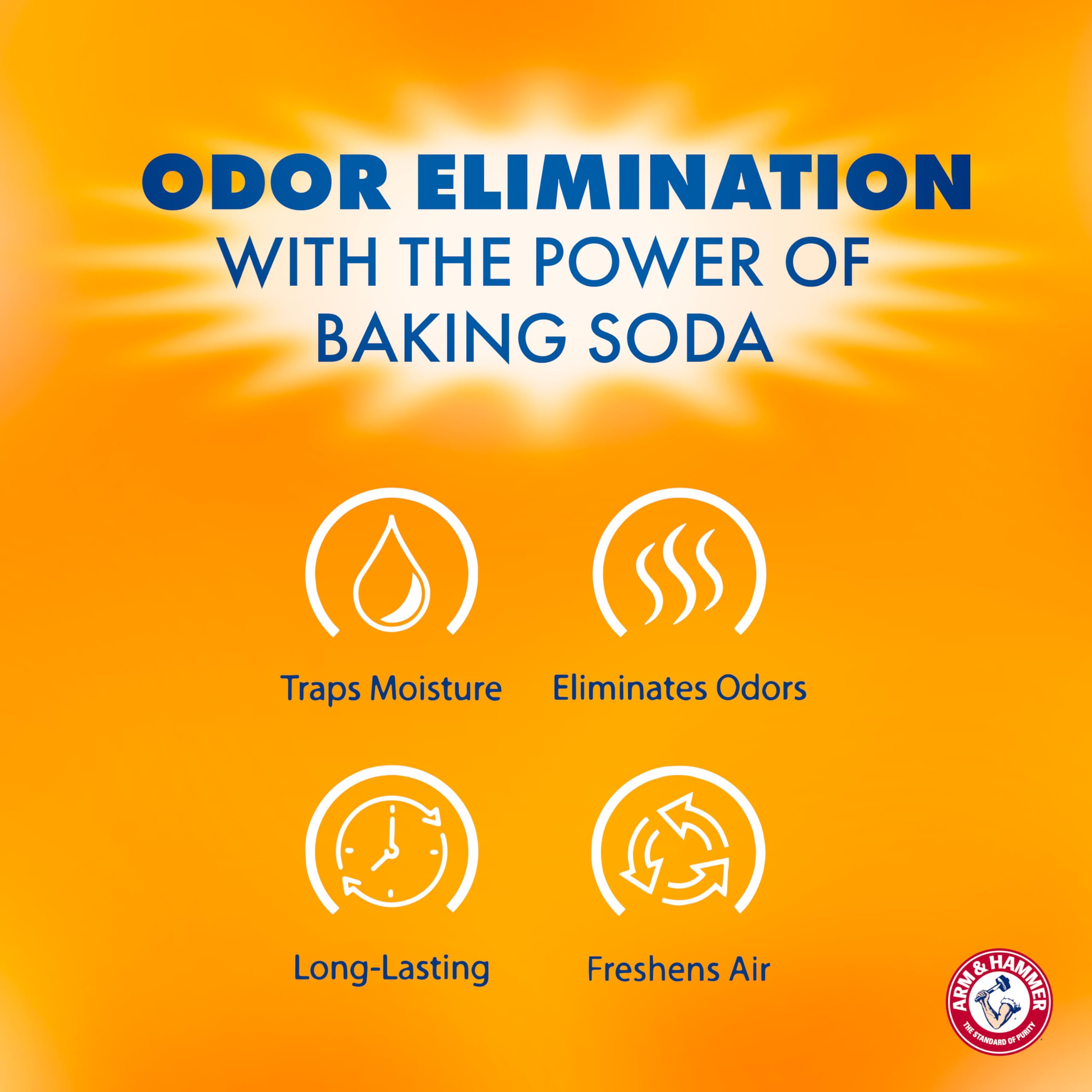 Arm & Hammer Essentials baking soda, bamboo charcoal, and mineral salts act as natural deodorizers.