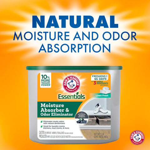 Three 1-pound tubs provide long-lasting moisture control for bathrooms, laundry rooms, and closets.