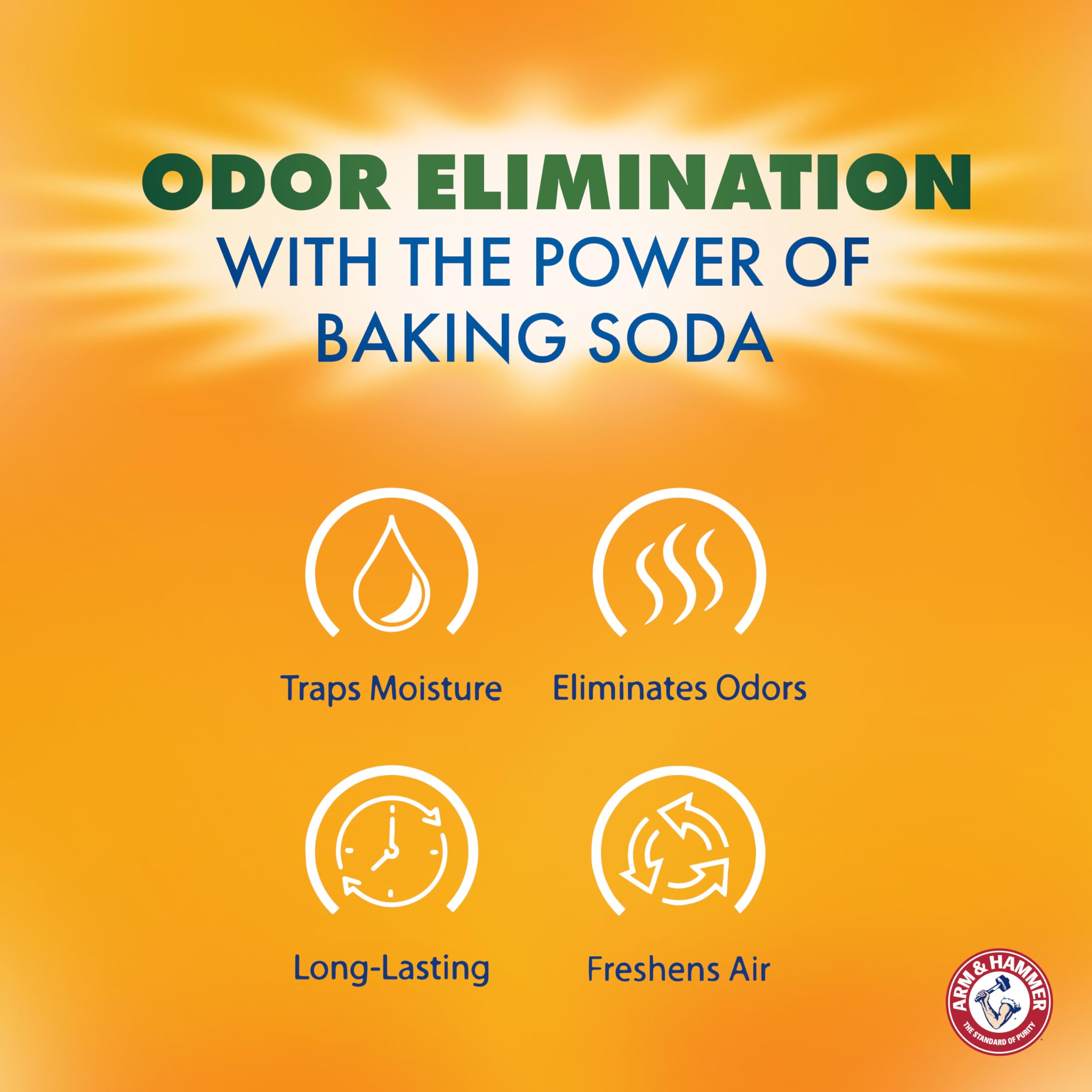 Arm & Hammer Essentials bamboo charcoal deodorizer eliminates musty odors