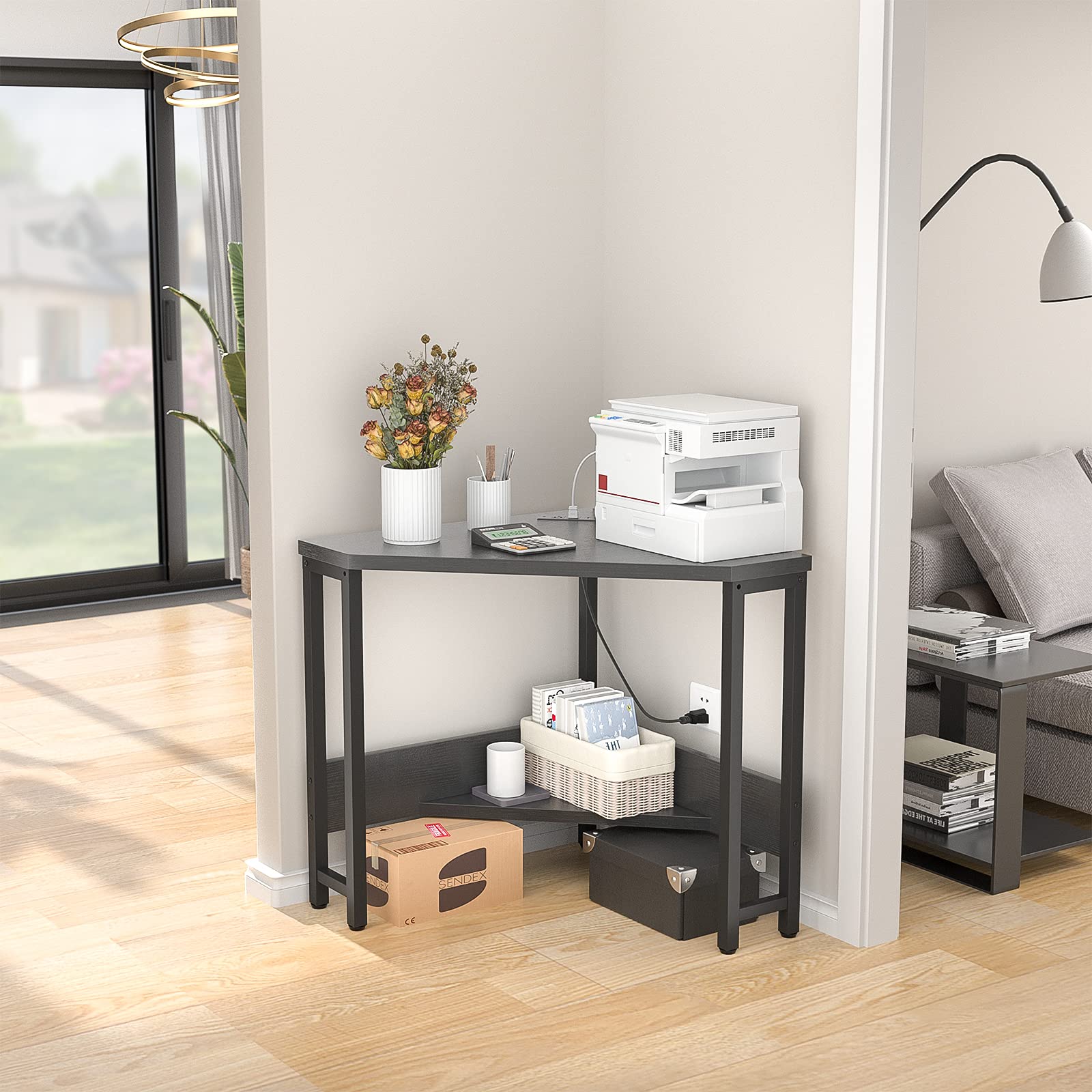 Armocity laptop desk doubles as a writing surface for study sessions.