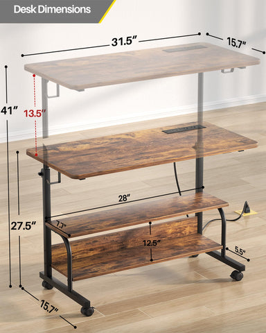 Armocity desk durable MDF surface that resists spills and cleans easily