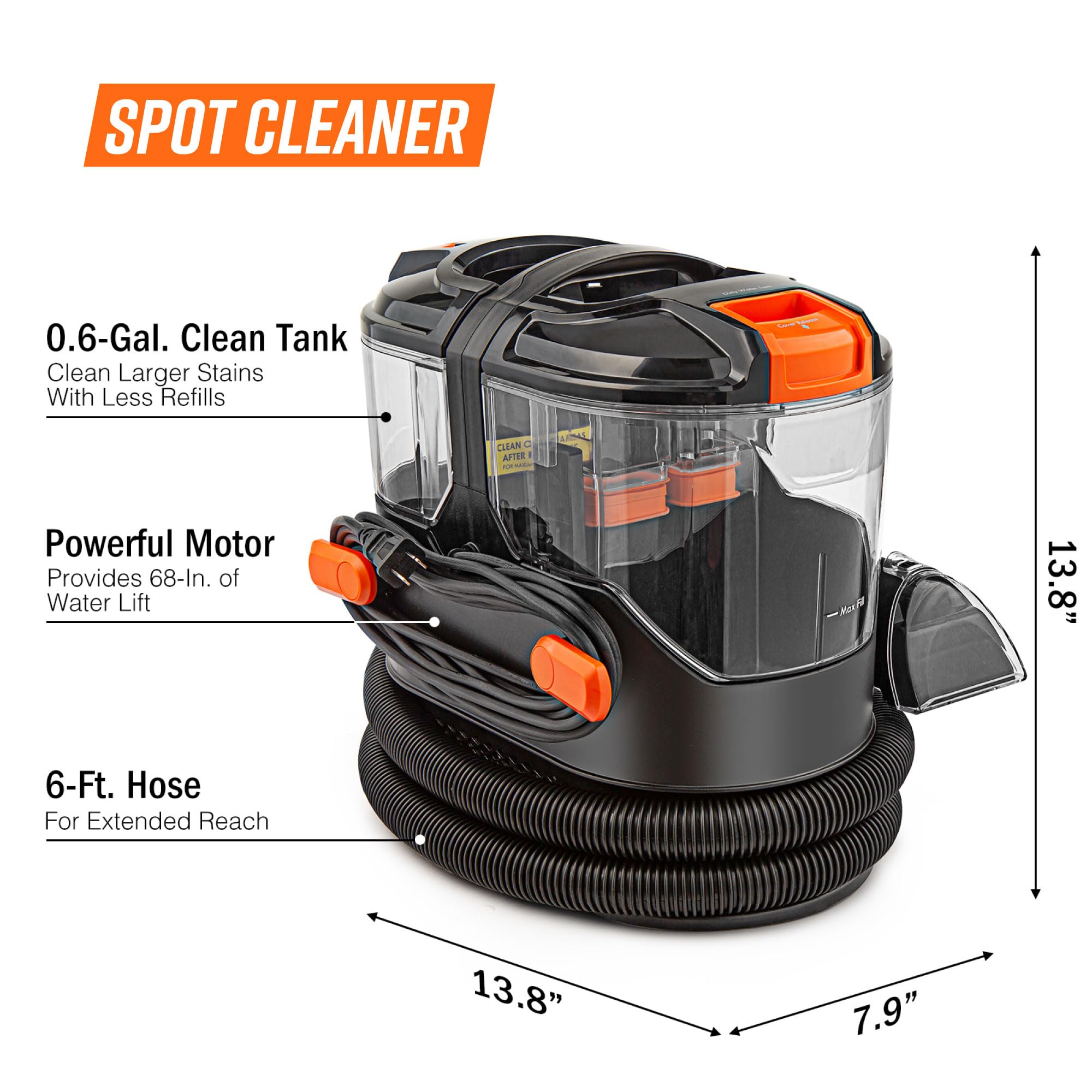 Armor All spot cleaner hose tool shown for hard to reach stains in a vehicle
