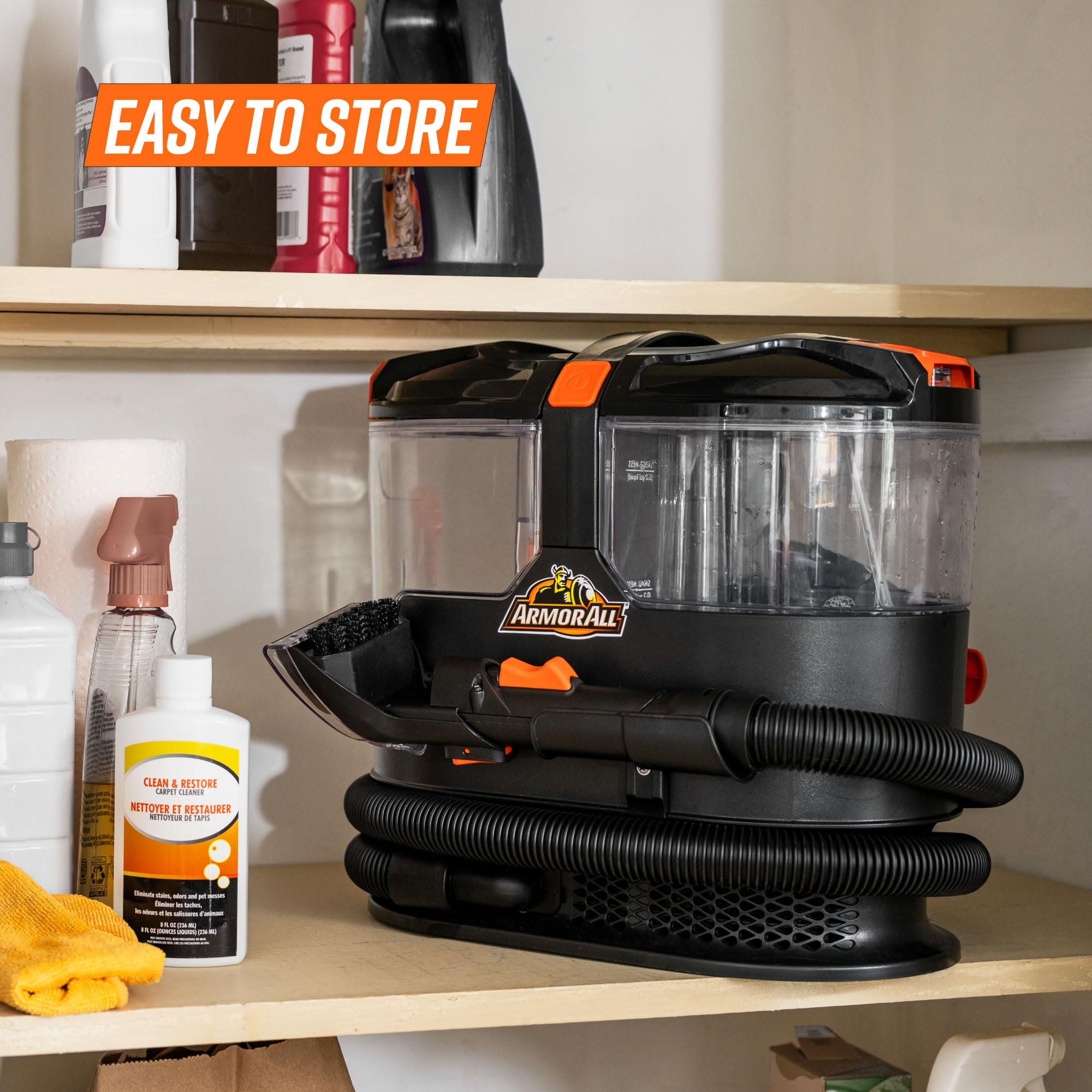 Armor All spot cleaner portable design ideal for quick cleanups