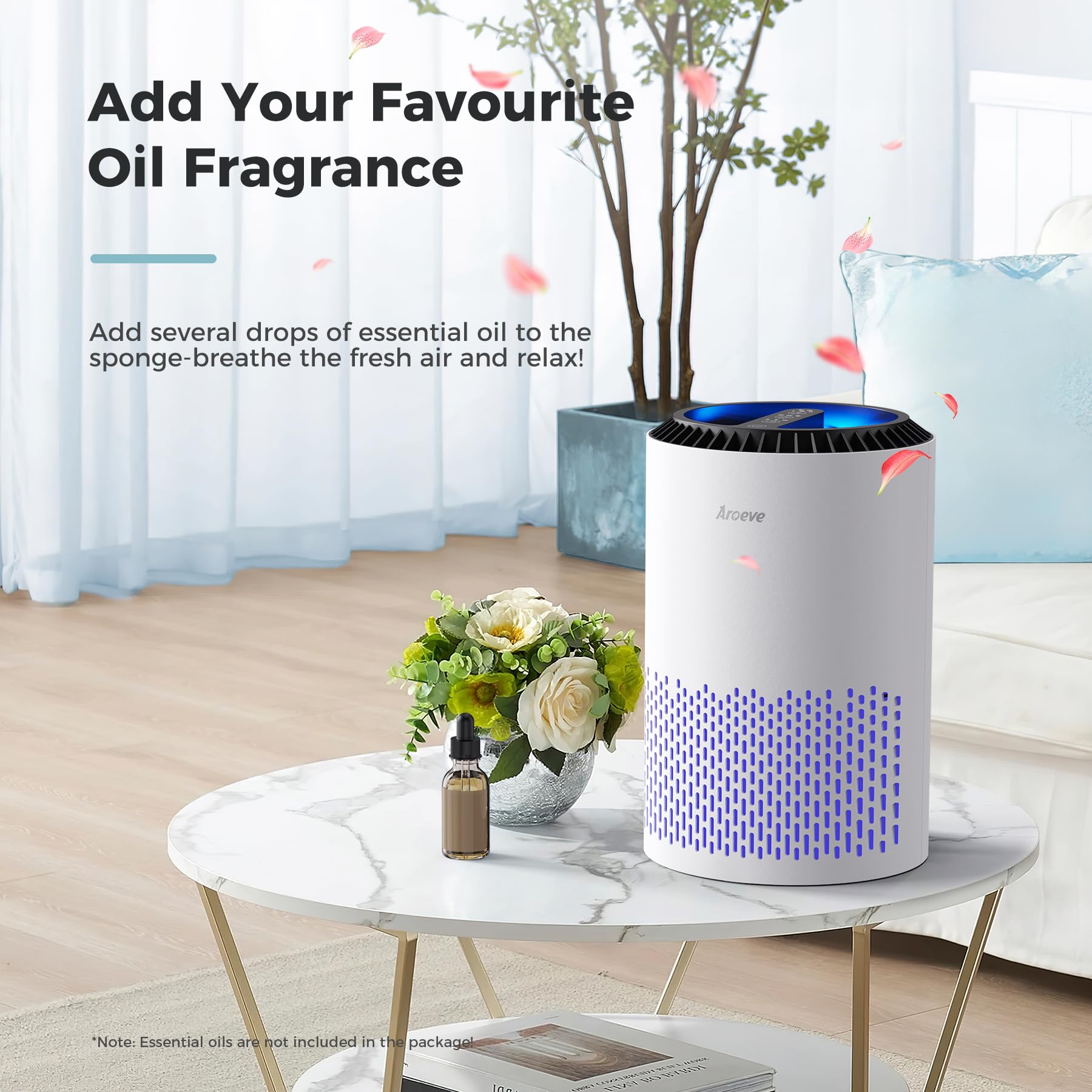AROEVE MK01 aroma pad enabling a light, fresh scent in the room