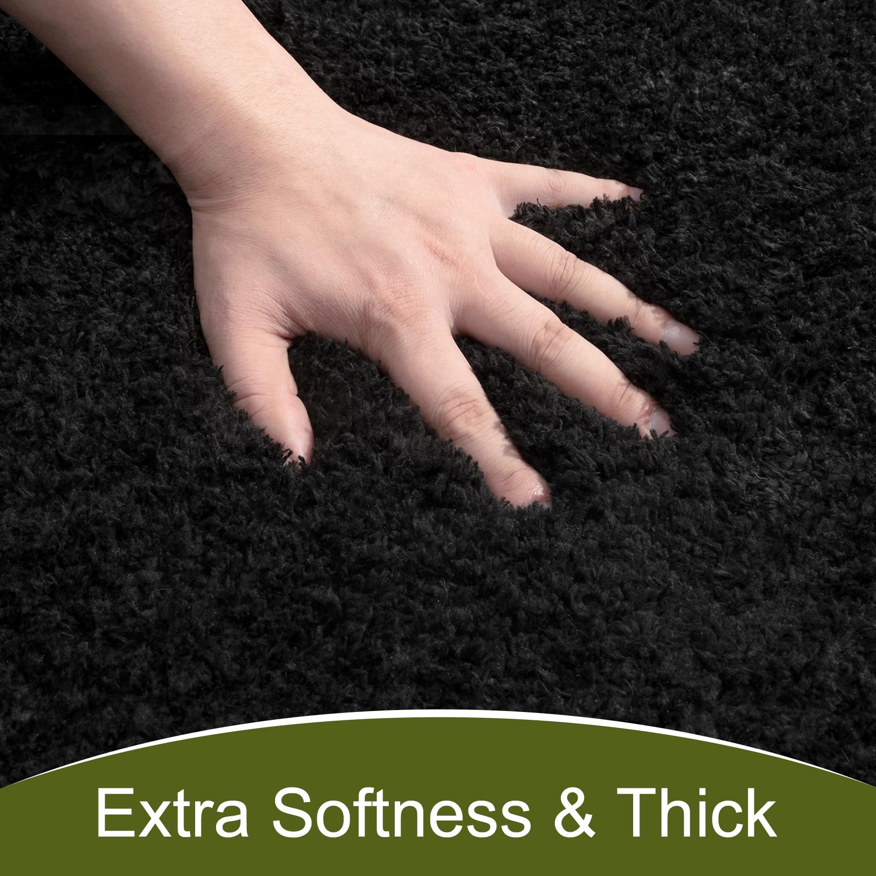 AROgan black mat adding warmth and coziness to space