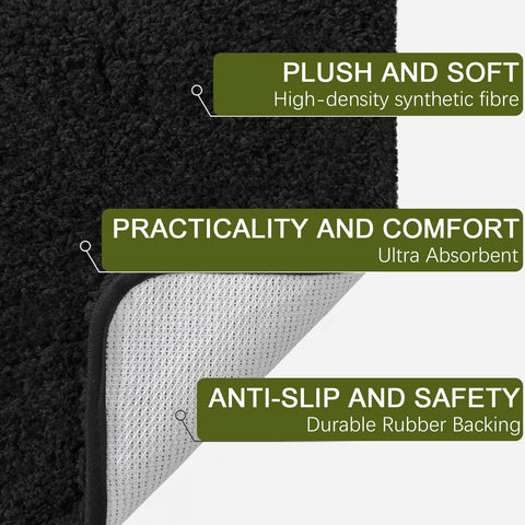 AROgan machine-washable plush rug for easy cleaning