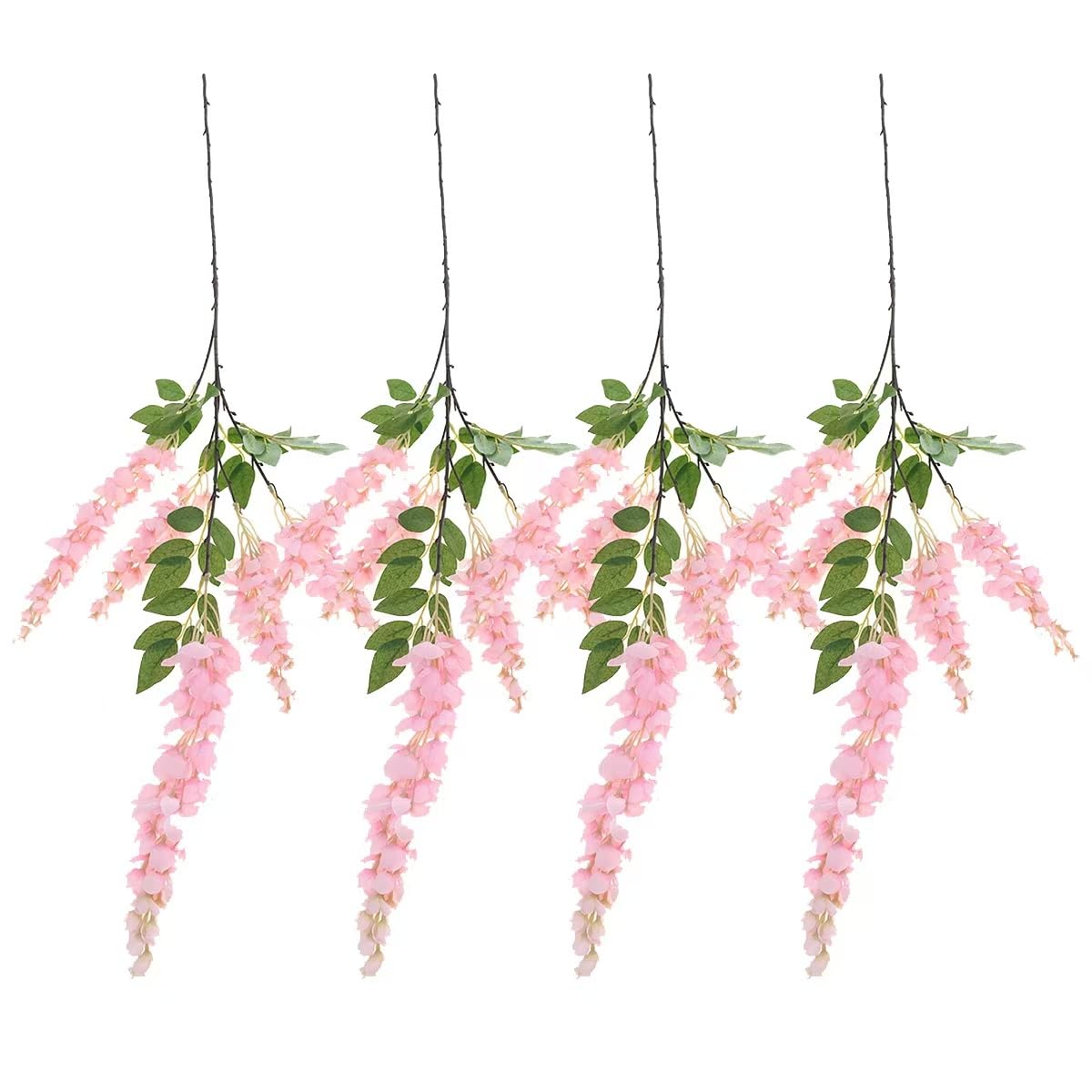 AROIUO silk petals close-up, soft and realistic for natural-looking decor