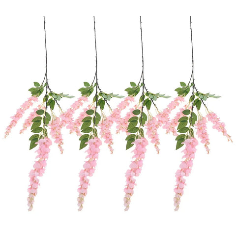 AROIUO silk petals close-up, soft and realistic for natural-looking decor
