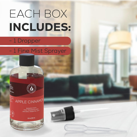 AROMA COUNTRY Apple Cinnamon oil in use fills space with warmth.