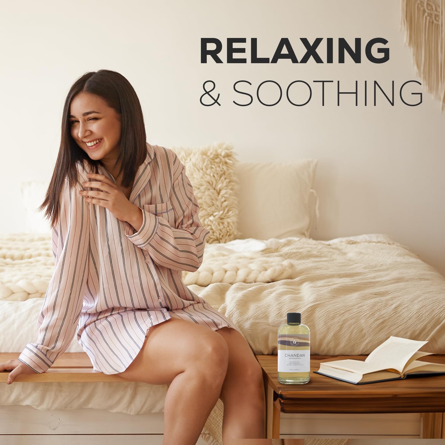 AROMA COUNTRY Chandan Diffuser Oil includes dropper and mist sprayer for versatile use