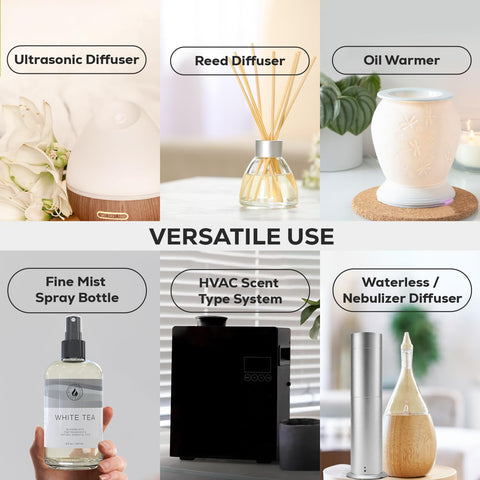 Aroma Country White Tea Diffuser Oil is vegan and cruelty-free for responsible fragrance.