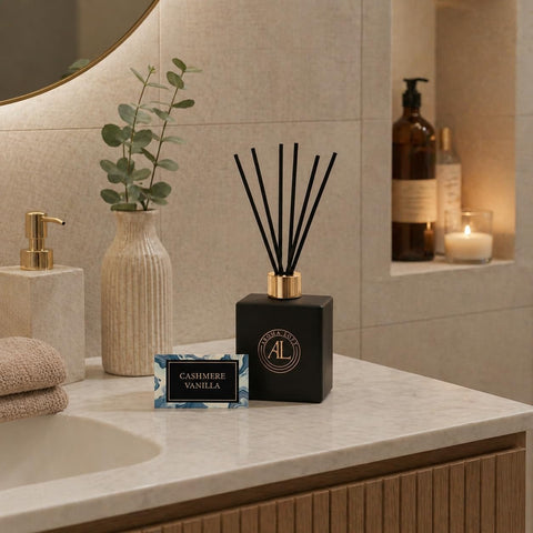 Aroma Loft reed diffuser sticks 8-pcs deliver adjustable scent intensity.