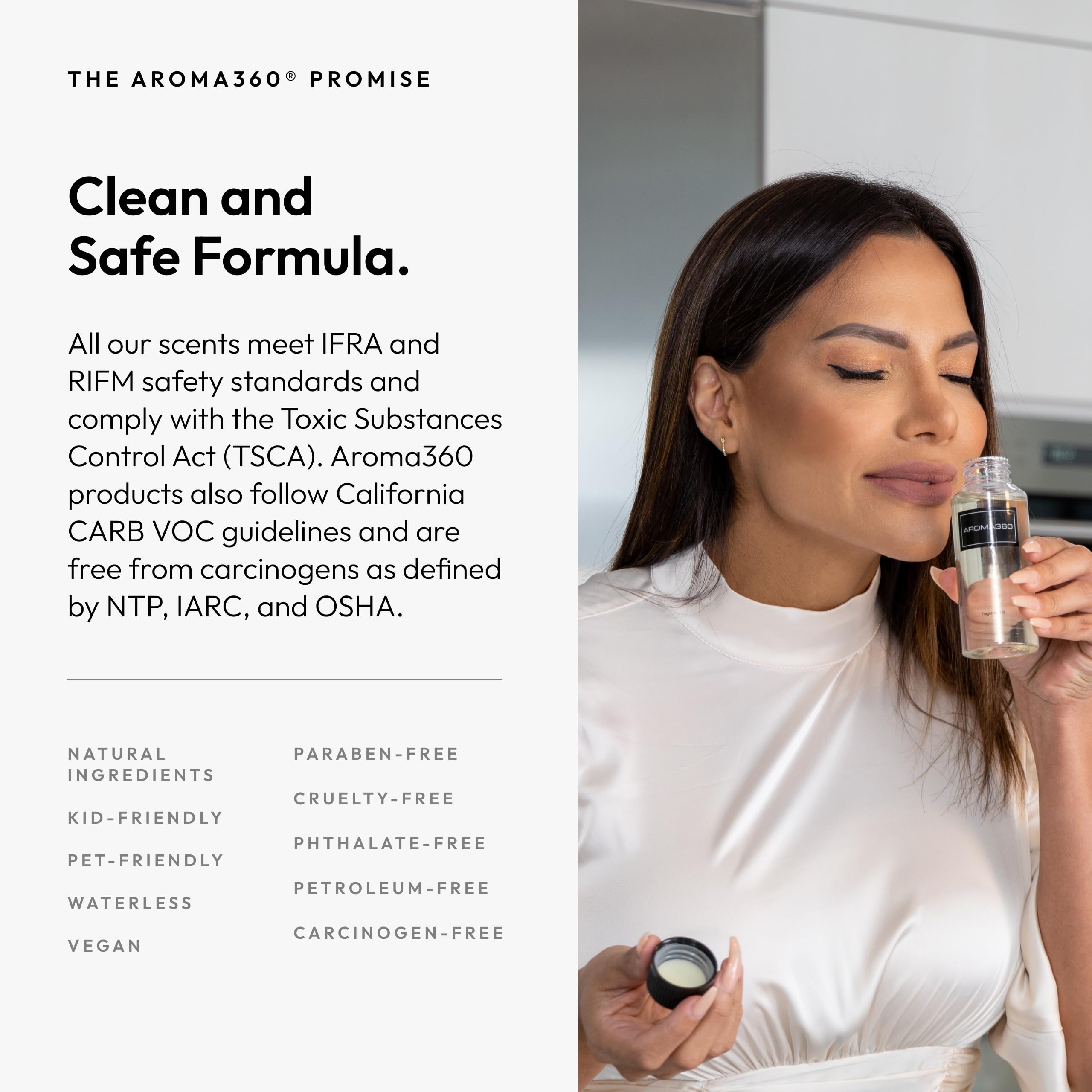 White tea and aloe vera notes evoke a calm space with Dream On.