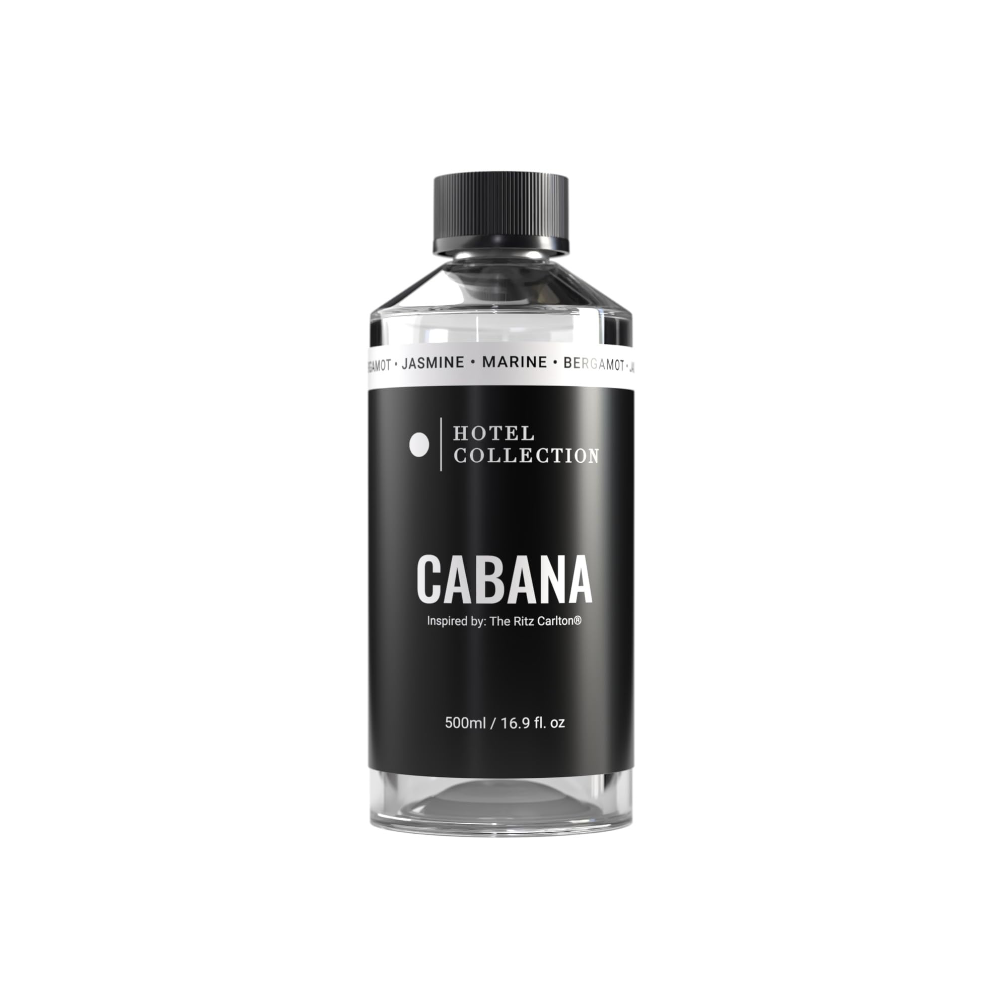 Aroma360 Hotel Collection Cabana bottle front for premium room scents
