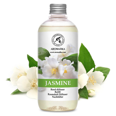 Closeup of AROMATIKA Jasmine Refill highlighting delicate natural scent
