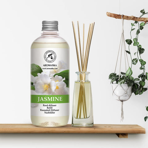 AROMATIKA Jasmine refill diffusion pack on shelf for versatile aromatherapy