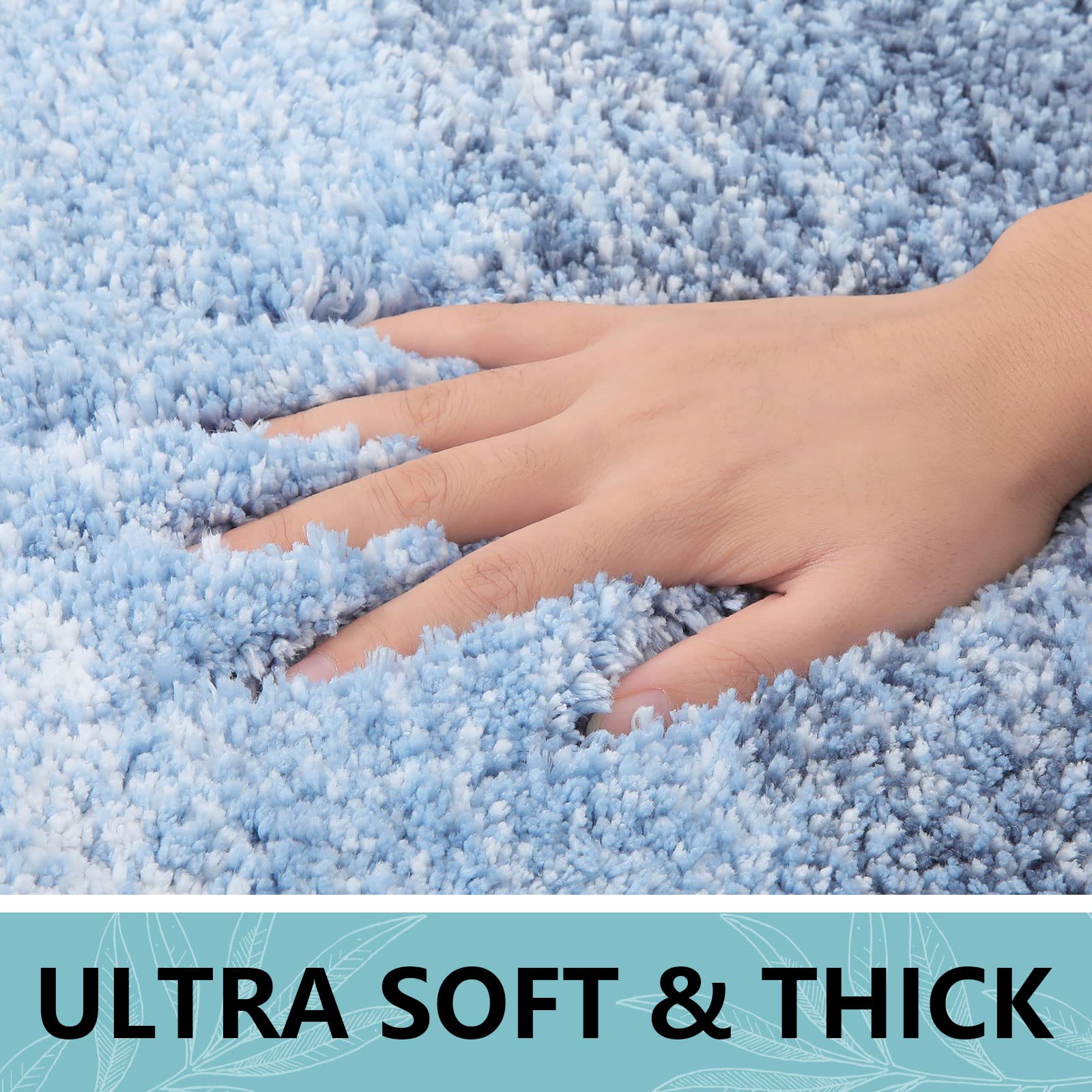 Arotive 24x16 inch bath rug showing standard bathroom fit.
