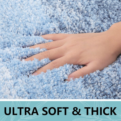 Arotive 24x16 inch bath rug showing standard bathroom fit.