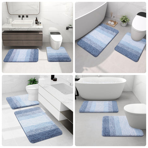 Arotive bath rug dries quickly after use thanks to deep pile.