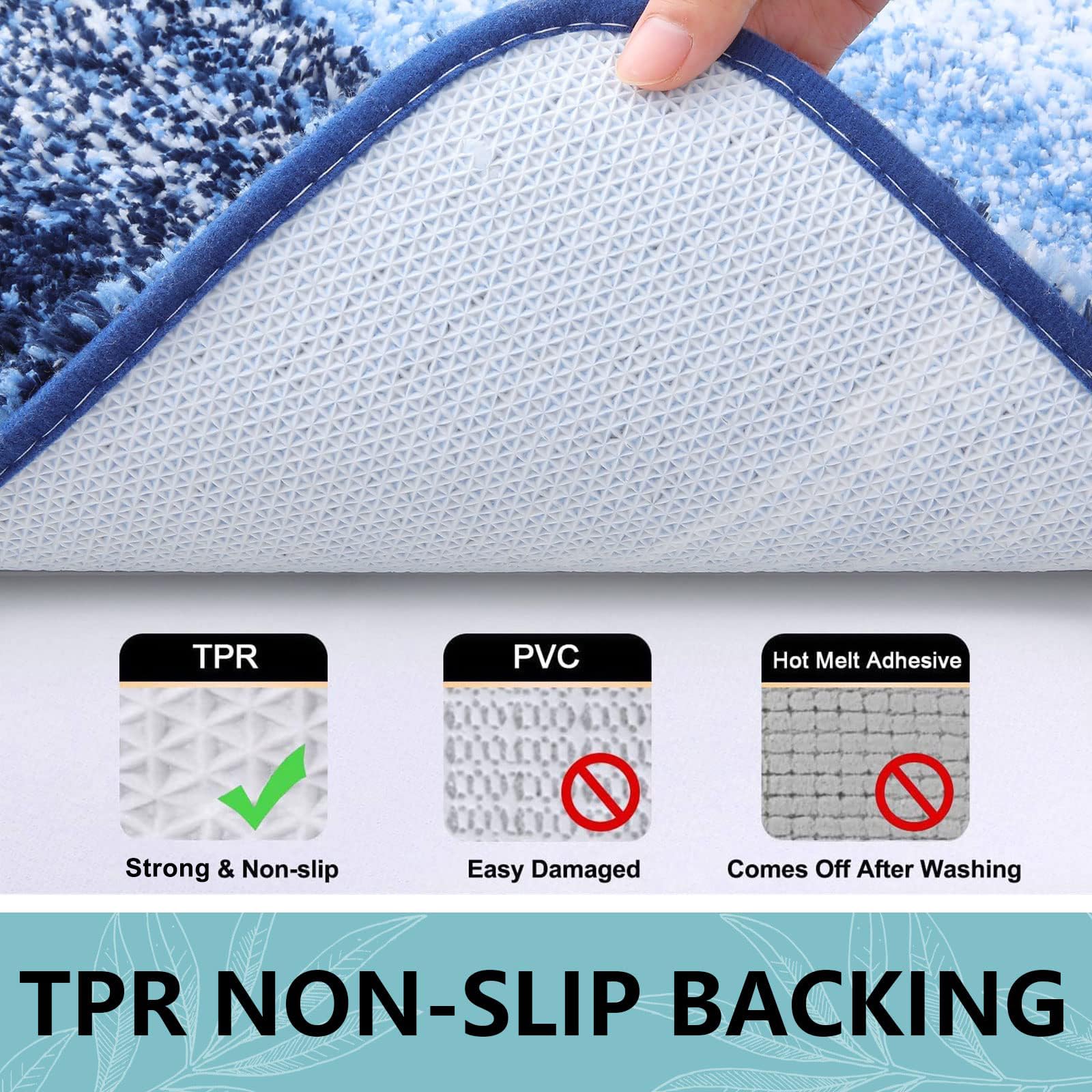 Arotive machine-washable bath mat stays vibrant after cold cycles
