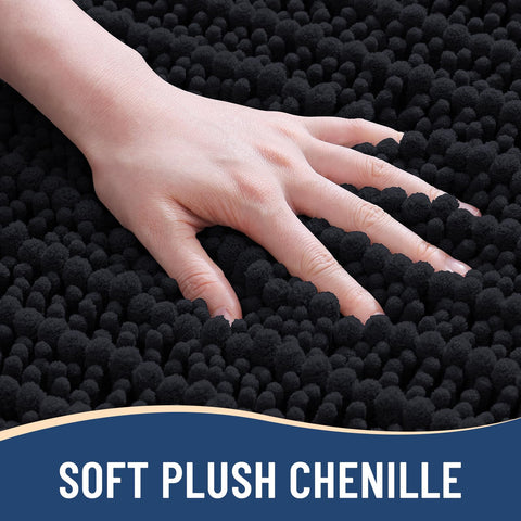 Arotive bath rug memory foam layer cushions steps.