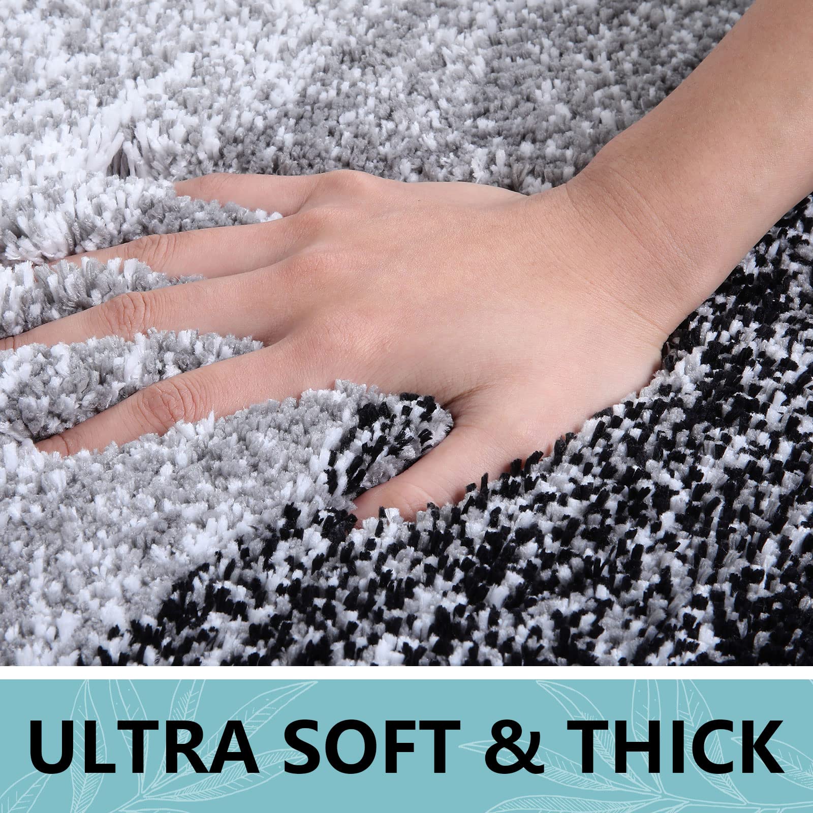 Arotive microfiber rug is machine-washable for easy care.