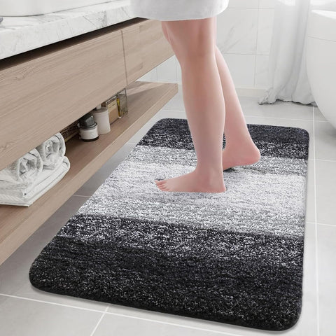 Arotive microfiber rug with soft plush pile for cozy steps.