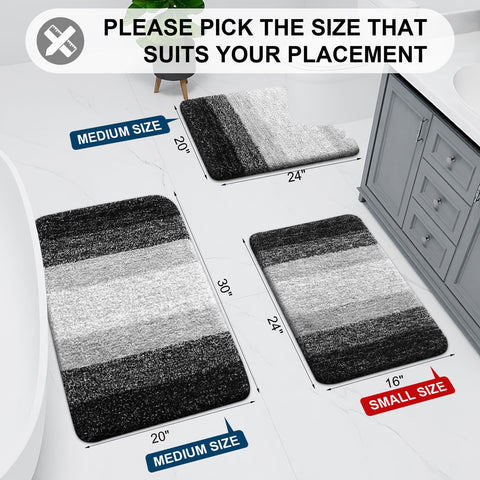 Arotive rug shows ultra-absorbent fibers to keep floors dry.