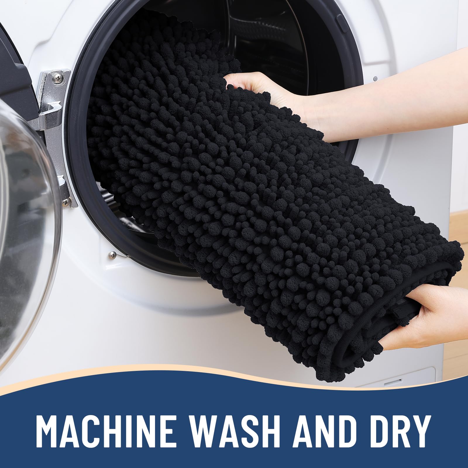 Arotive tub-side mat provides soft comfort after showers.